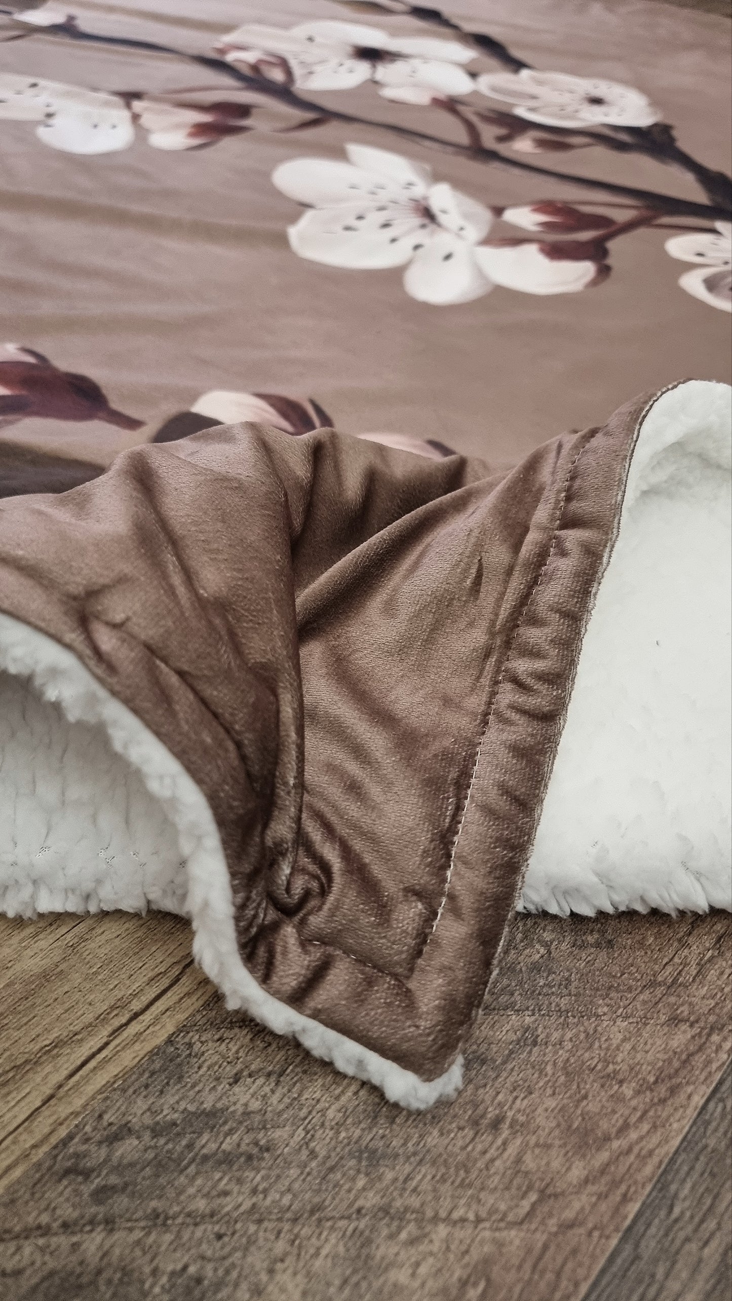 Bloom Sherpa Throw Blanket