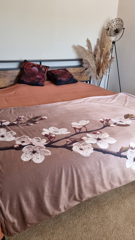 Bloom Sherpa Throw Blanket