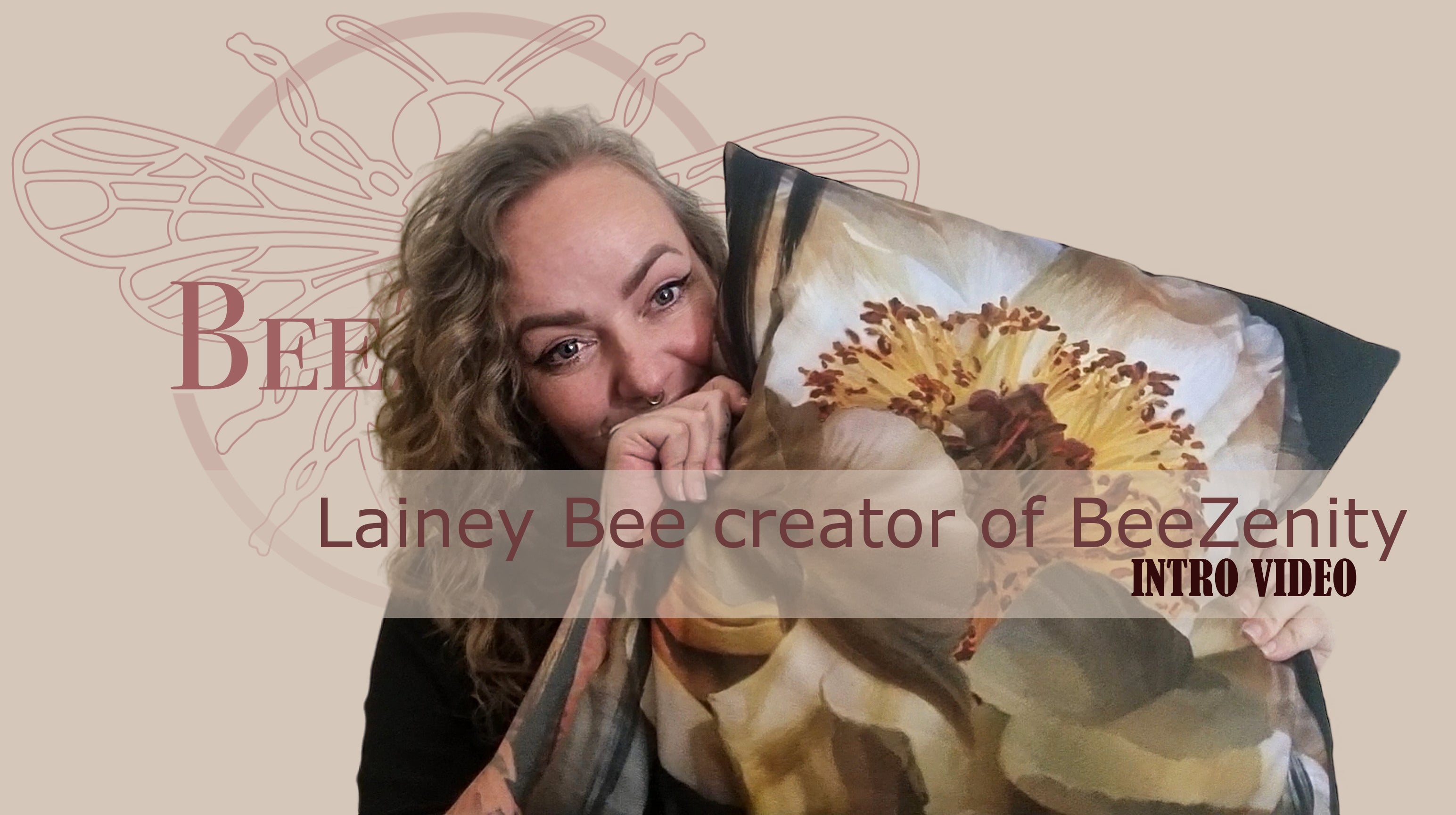Load video: Beezenity intro Lainey Bee who are we, why, brand, pillowcases