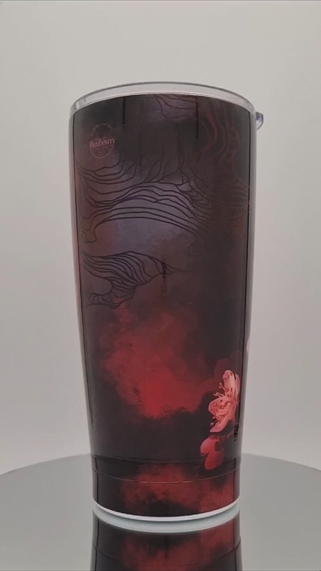 黒赤 2個セット Tumbler Bamboo 【新品】APPLEBUM Zak Kids for Tumbler Double-Wall Steel Stainless 16-oz Designs 食器